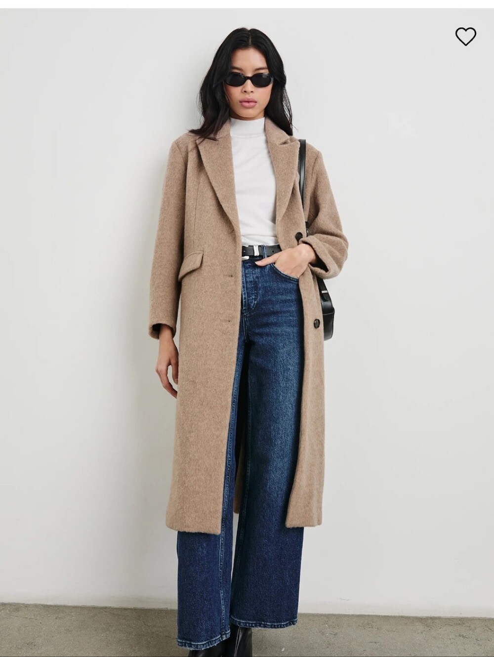 Rails Gallery Coat in Heather Latte, Large